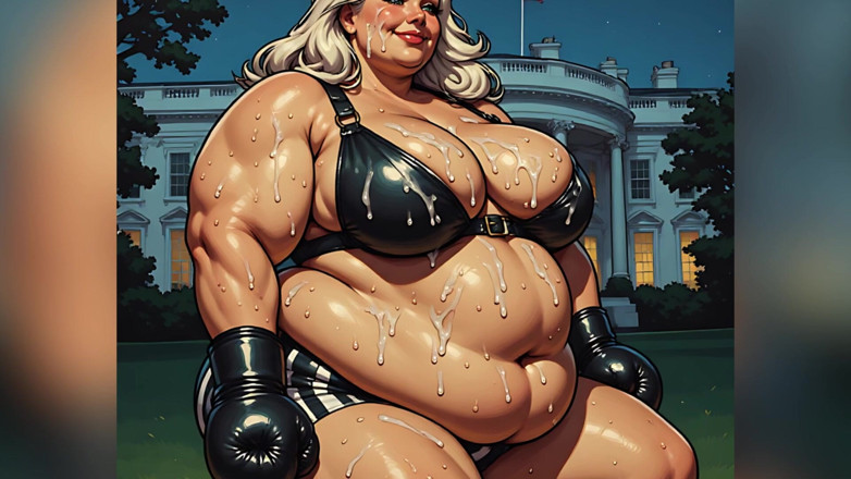 AI Porn: Des BBW fortes se font recouvrir de sperme