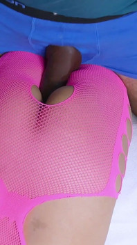 That Huge Black Dildo Deflowers My Anus and Opens It All up, That's How I Like It