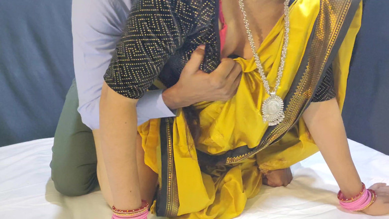 Hardcore Lover: Slut Indian Wife Hard Fingering and Fucking with Creampie
