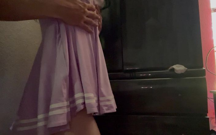 Sissy cumslut in training: Sissy tã bú cu giả