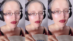 FinDom Goaldigger: Asmr Blueberry lízání - Asmr, brýle, Obryně