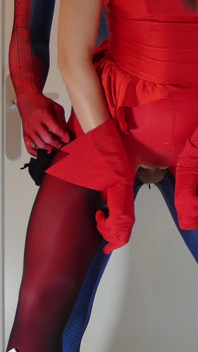 Sonya Durganova flash rood nylon