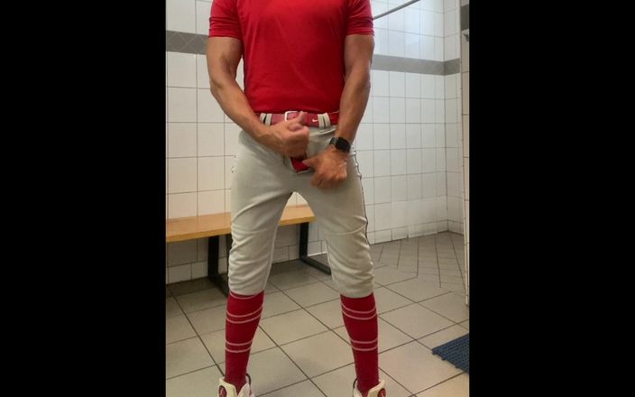 JockDad87: Buff Dilfjockdad87 Kanter i omklädningsrummet i Baseboll redskap