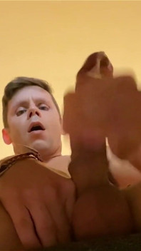 Masturbación con la mano y semen 