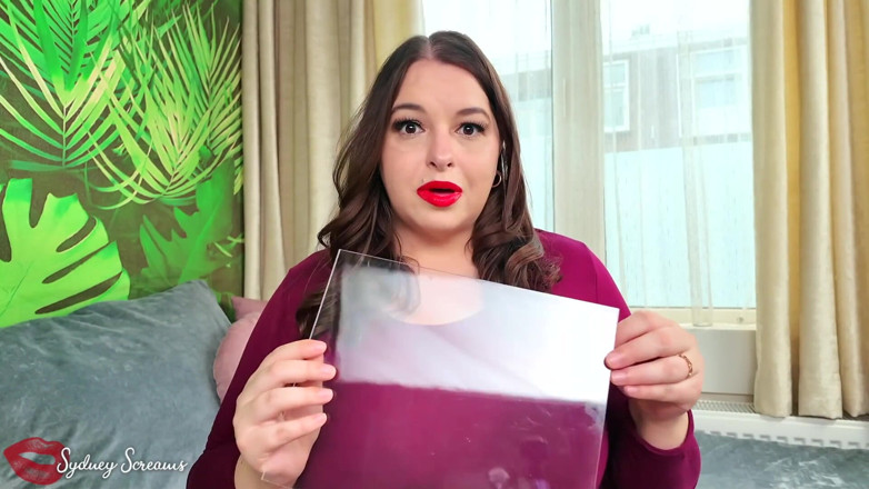 Sydney screams fetish: Permainan joi ciuman lipstik