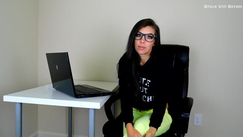 Stella Von Savage: Pixel Penis - Coworker's Sph