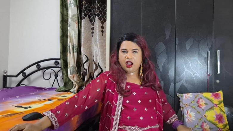 Indiansissychubby: MILF Couger Sissy in Her Wild Mode for Her Fan...