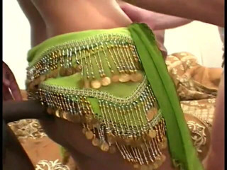 Indian Goddesses: Young Indian chick gets gangbang nailed on the couch