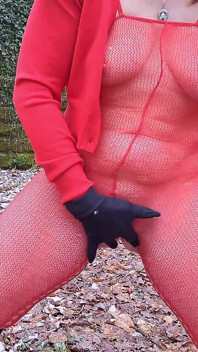Red Bodystocking