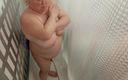 Sweet July: Mother-in-law Takes a Shower and Washes Her Big Tits
