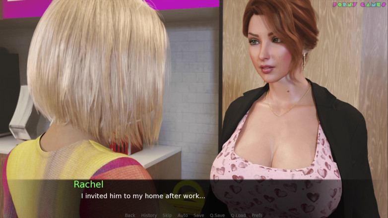 Porny Games: Archimedescompanyの『ナターシャ・ノーティー・ワイフ』- 放置された妻、浮気するかしないか19
