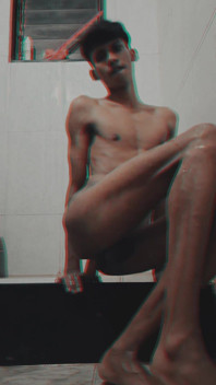 Indian Femboy Anal Play in Bathroom