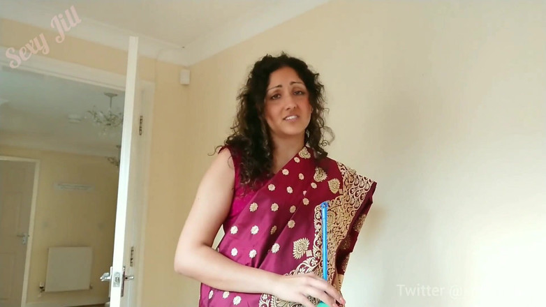 POV_Indian: Teen Indian maid has to fuck her boss