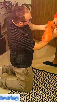 Straight delivery guy seduced