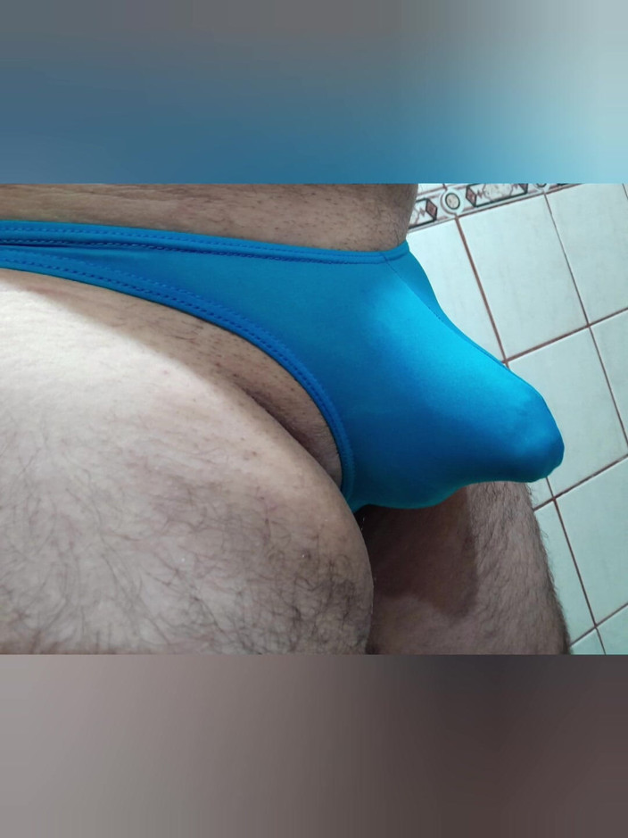 Davidandrexxx: Tolles sperma mit blauem tanga
