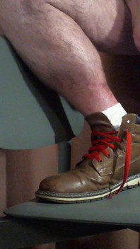 Coach Karl Cums with Boots on