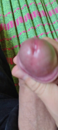 Man Massaging His Dick