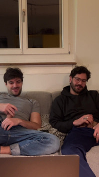 Straight Friend Helps Gay Bro Jerking off