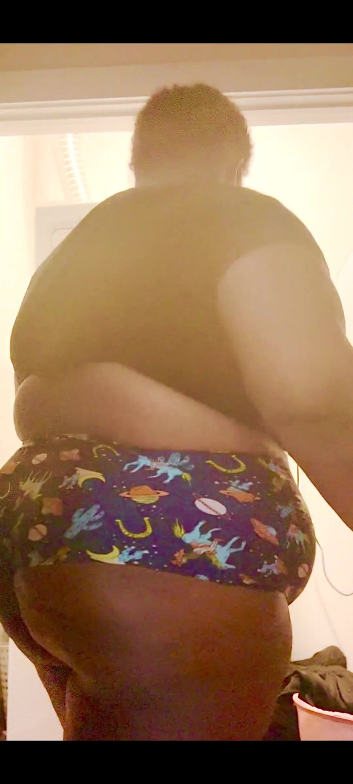 Monique Starr: You Catch Your Hot, Tall, BBW, Ebony, Step-mom Doing Laundry...