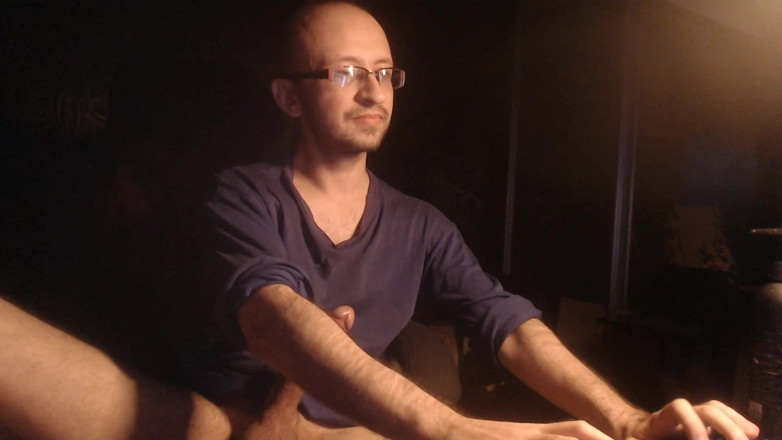 Alex Metallov: Horny Funny Guy Jerking Big Cock on Webcam