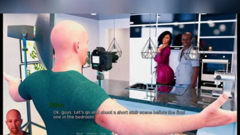 3DXXXTEEN2 Cartoon: Anna shoots her first porno-mercial. 3D porn cartoon sex