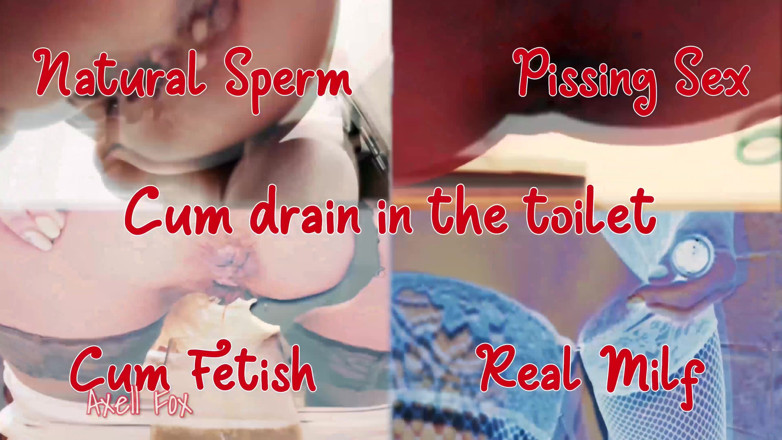 Axell Fox: Sperm Drain #2. Special Version. Blonde MILF Bitch Drains Cum Down...