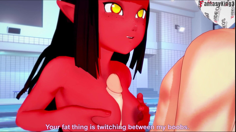 Fantasy king: Meru the succubus โดนเย็ดในชุดบิกินี่