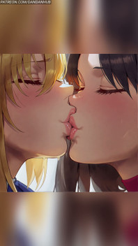 Artoria Pendragon E Rin Tohsaka Kiss - Fate