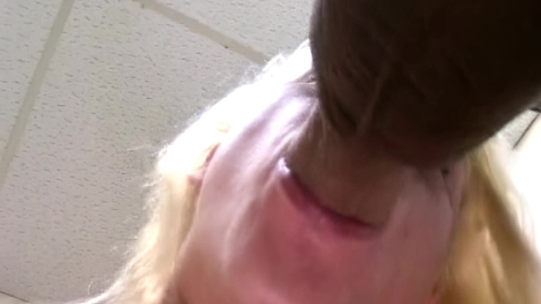 Dirty old moviez: Deepthroat Blonde Slut Gagging with Bulging Throat Overflow