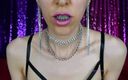 Rebecca Diamante Erotic Femdom: Shiny Lips and Oiled Small Tits Worship