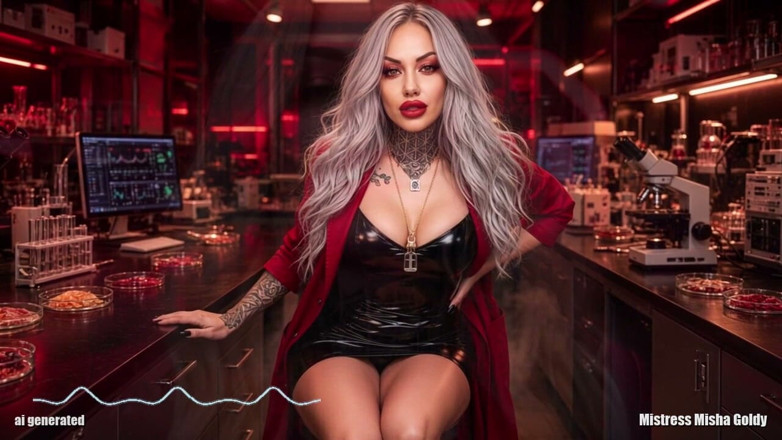 Goddess Misha Goldy: Aku akan memeras seluruh pria dari tubuhmu dan meninggalkan drone...