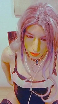 Sissy Crossdresser Touching Herself