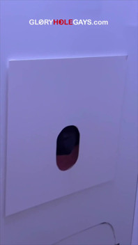 Married Family Man Only Finishes at the Gloryhole - When His Cock Is Tied