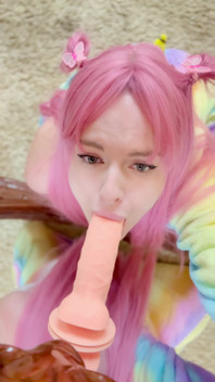 I'm Practicing Swallowing Cum on a Dildo.