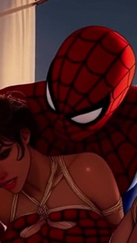 Spideyy krijgt het meisje!