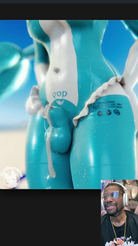Cute Inflatable Transgender Demonstrates Her Semen Water for Anyone Who’s Fucking Thirsty