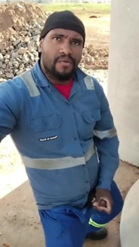 Before Heading Home, the Worker Gets a Quickie at the Construction Site.