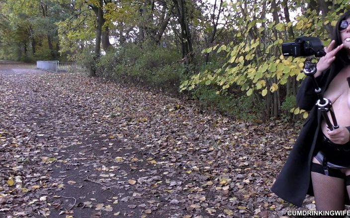 Cumdrinking Wife: Lopen met sperma in mijn mond - een compilatie