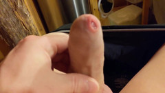 uncutcollegeguy: Masturbação Vlog 3: Sessão completa com glistening pré-cum &satisfazendo porra no final