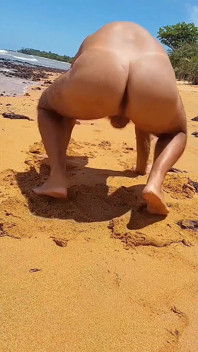 Ladysilva gorąca dupa na plaży