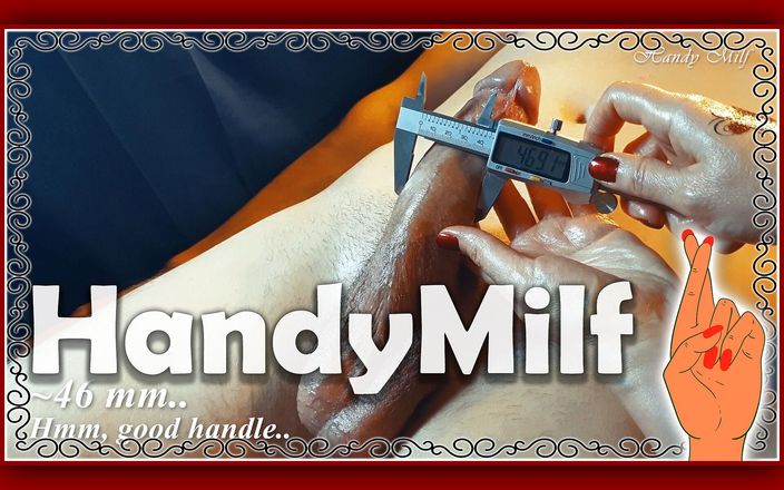 Handymilf: Yarağı ölçüyor, büyük zenci yarağı mı? Sonunda döl boşaltıyor