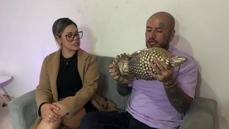 FelipeSkullX: Moje macecha vymačká všechno sperma z mého ptáka, abych se...