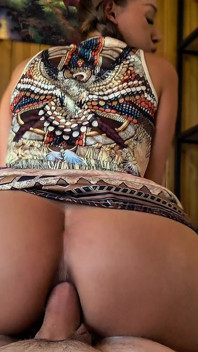 You Rent the Cabin - Slutty Native Girl Is Included in the Price