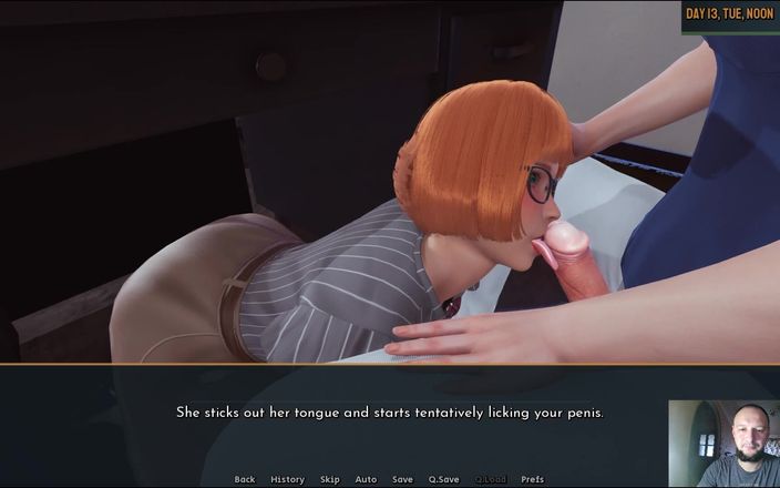 Sex game gamer: Pokojówka i panienki Wszystkie sceny seksu 2