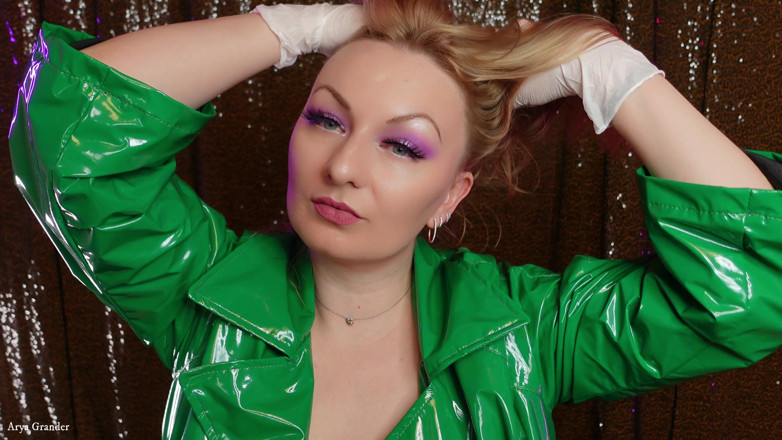 Arya Grander: Videoclip ASMR - clip sfw cu fetiș cu mănuși medicale