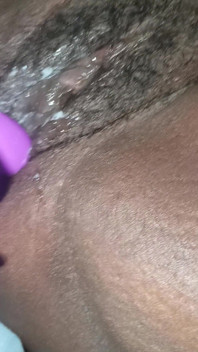 Creamy Black Pussy!!