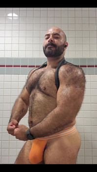 Man in Bathroom