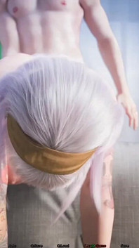 継母の大きな美しいお尻が義理の息子に後背位で犯される