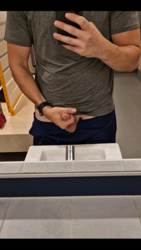 At the Gym Without Underwear Is Fun!