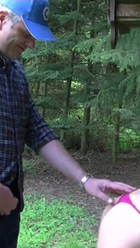 Hot outdoor sex on farm